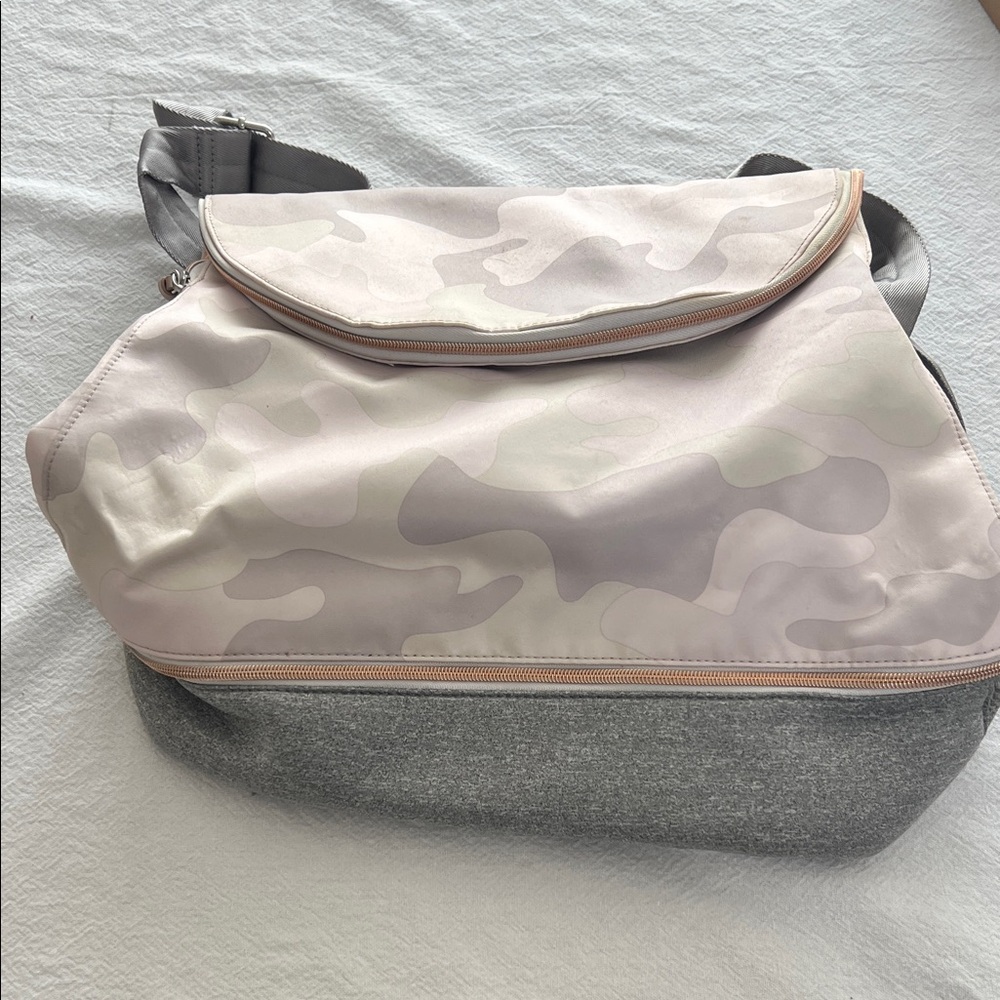 Stella & Dot Camouflage and Gray Backpack